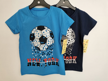 Shirt Fußball blau